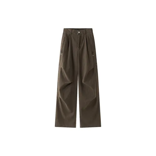 LOOX! Casual Pants Unisex Army Green