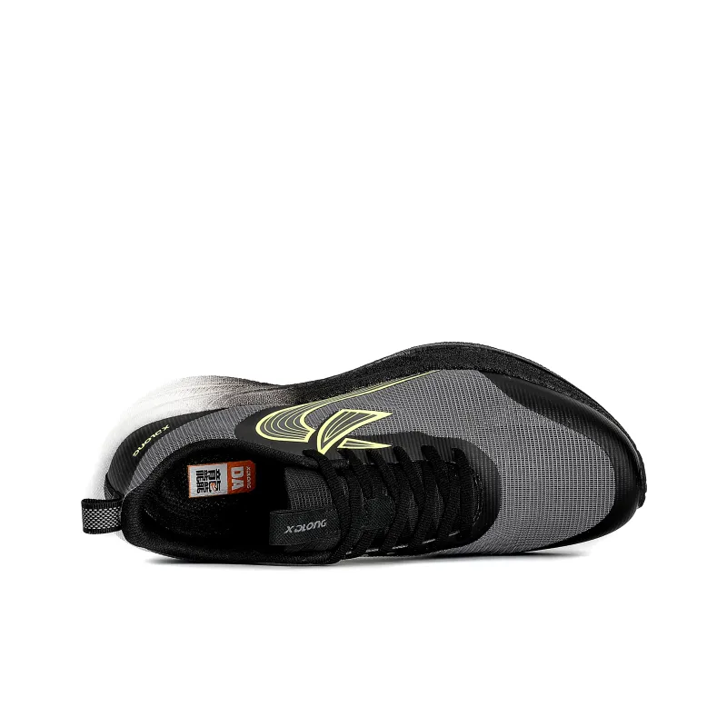 XIDELONG Anti Slip Wear Resistant Low Top Carbon Plate Casual Running Shoes Men's Carbon Gray-2