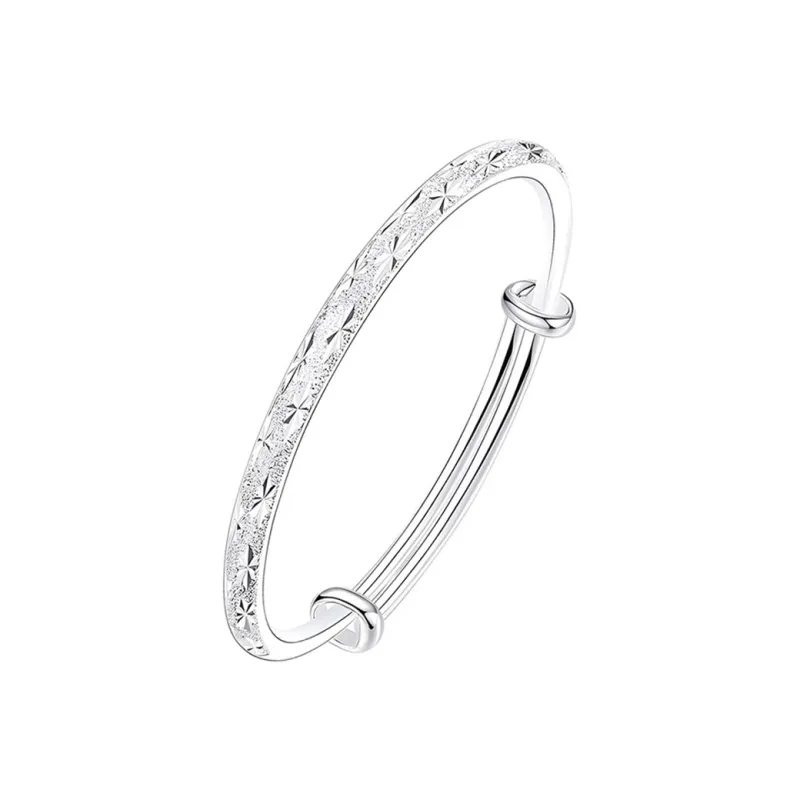 Bifeiman 999 Fine Silver Bangles Women's-0