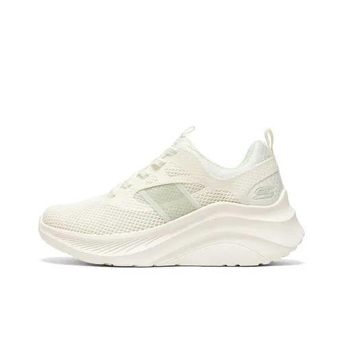 Skechers Slip-Resistant Breathable Low-Top Casual Shoes Women's Beige Green