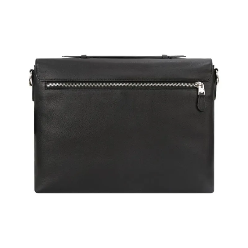 COACH Beckett Leather Briefcase Handbag Crossbody Bag Shoulder Bag Men's Black-1