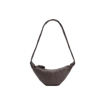 Lemaire Cow Leather Croissant Bag Shoulder Bag Small Size Women's Brown