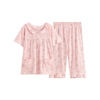 FENTENG Pajama Set Women's Shrimp Pink