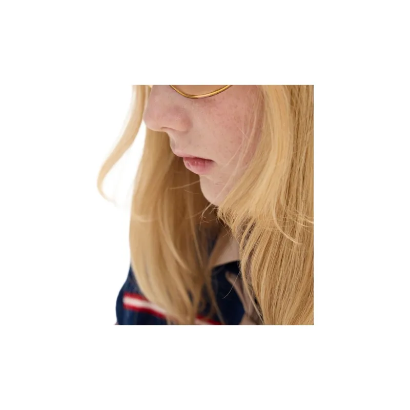 MIU MIU Polo Shirt Women's Blue Red-4