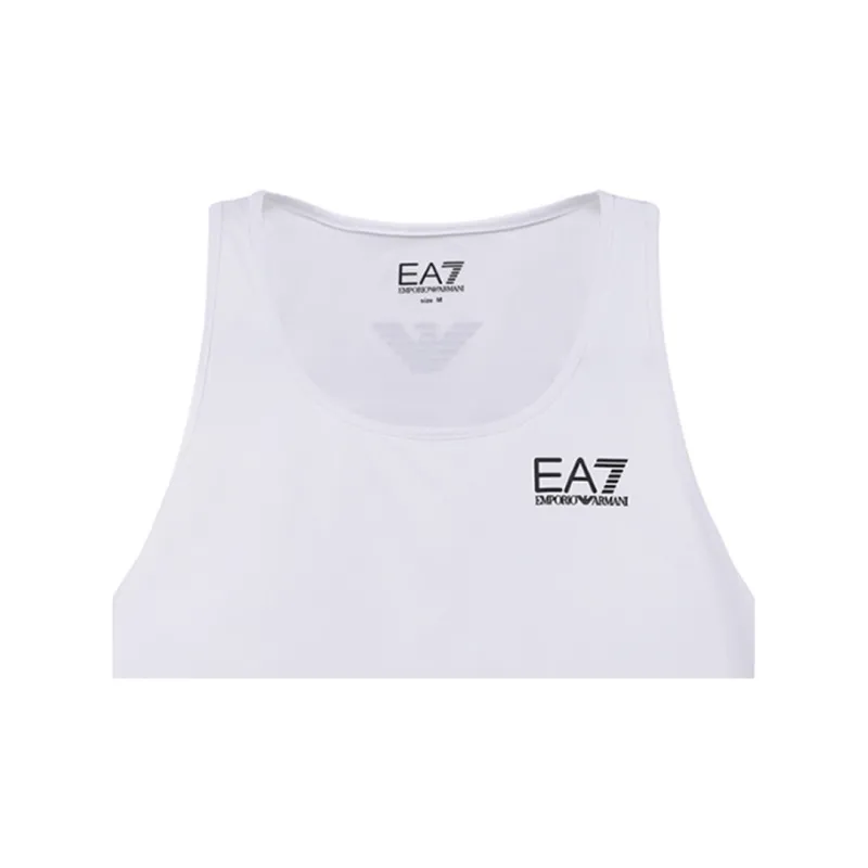 EMPORIO ARMANI Logo Printed Square Neck Sports Bra-4
