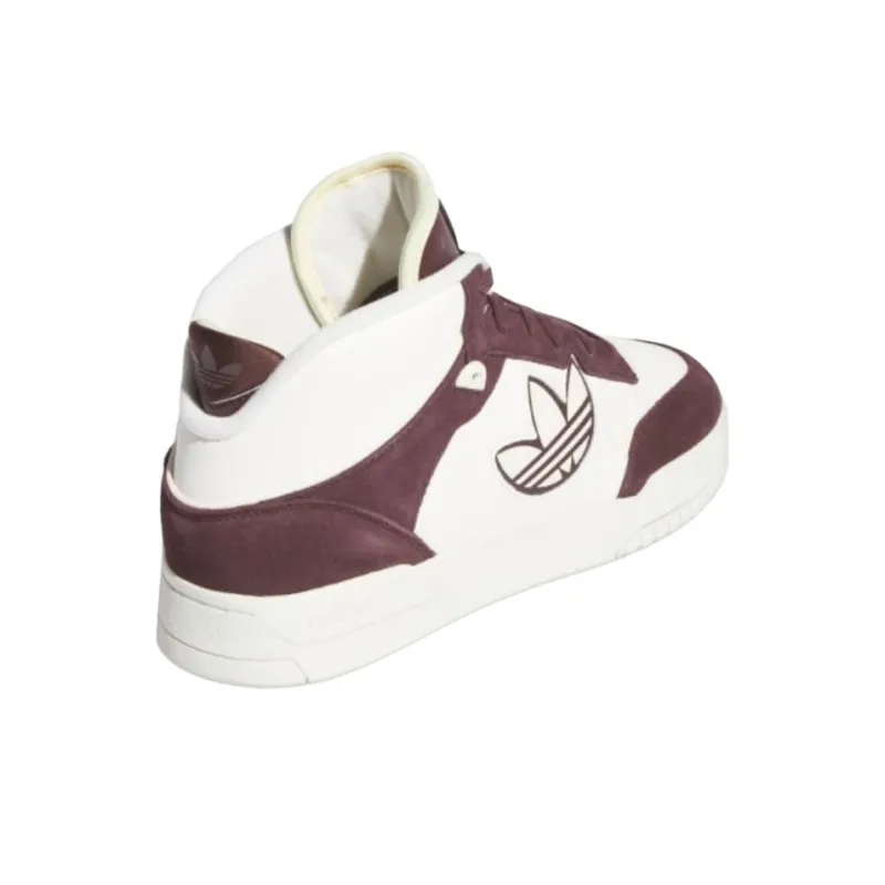 Adidas Originals DROP STEP XL 2.0 Anti Slip Wear Resistant Mid Top Skateboard Shoes Unisex White-3