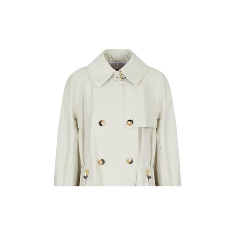 EMPORIO ARMANI FW22 Trench Coat Women's Apricot-1