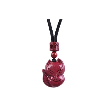 Stone On The Line Cinnabar Pendants Unisex