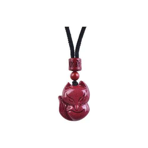 Stone On The Line Cinnabar Pendants Unisex