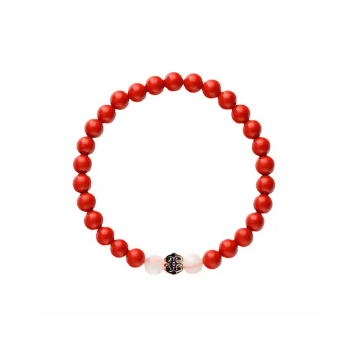 ZUIWENGLANGYASHANWENCHUANG Cinnabar Jade Bracelets Unisex