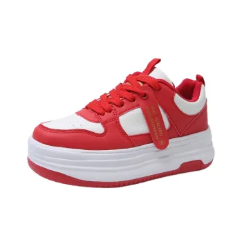 Jerden Smith Anti Slip And Wear Resistant Height Increasing Low Top Skateboard Shoes Women's