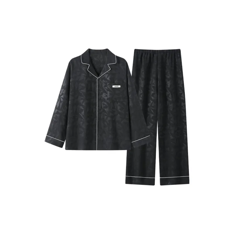 Maultiay Pajama Set Men's Black-0