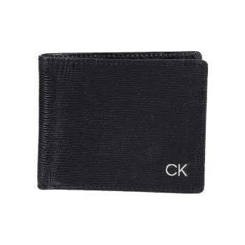 CALVIN KLEIN Leather Wallet Men's Black