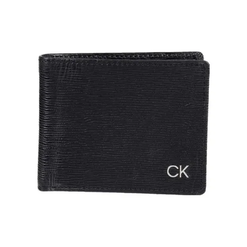 CALVIN KLEIN Leather Wallet Men's Black