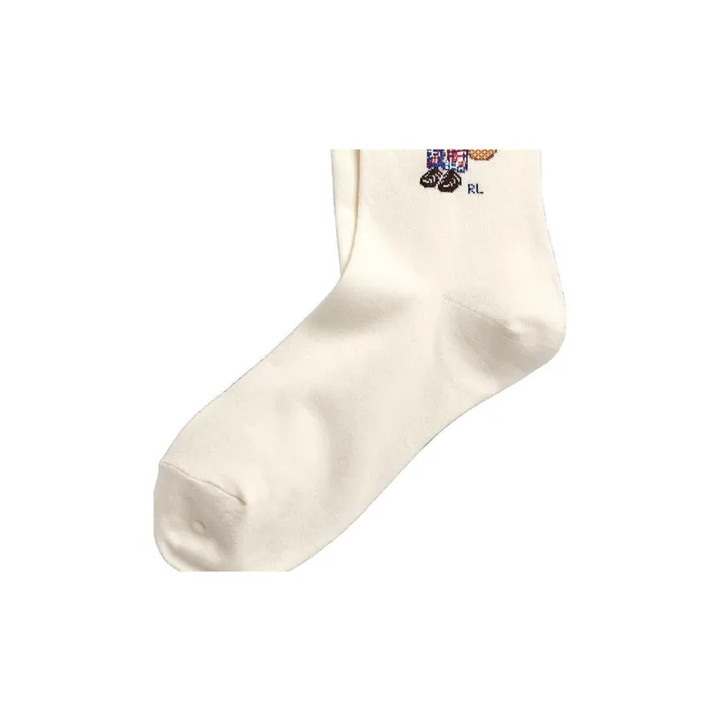 Polo Ralph Lauren Ankle Socks Women's Ecru-2