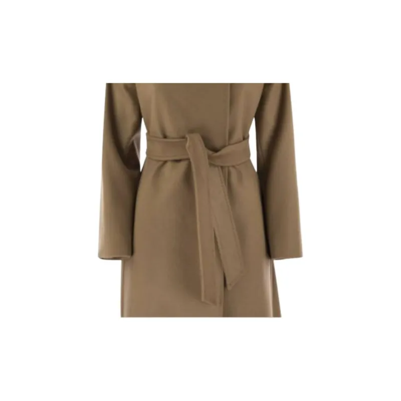 MaxMara Belted Long Sleeved Coat-5