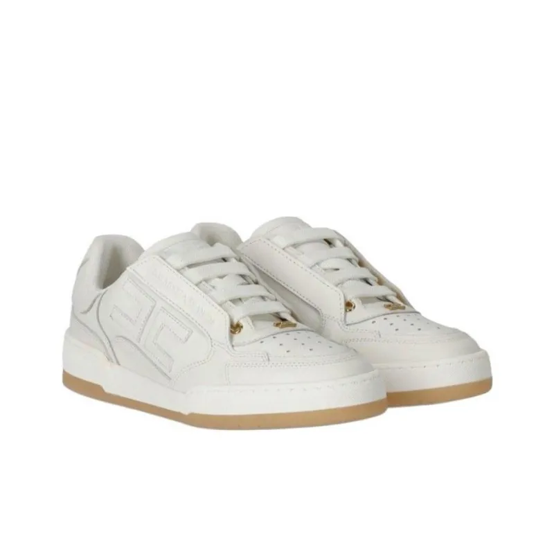 Elisabetta Franchi Low Top Skateboard Shoes Women's Beige-2