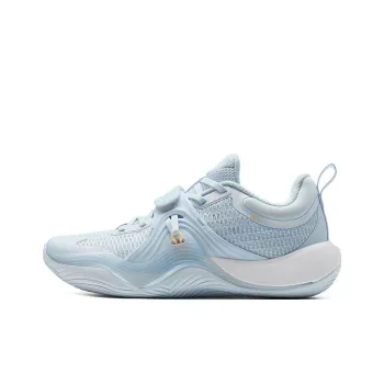 XTEP Durable Cushioning Grip Low Top Basketball Shoes Men's Light Azure