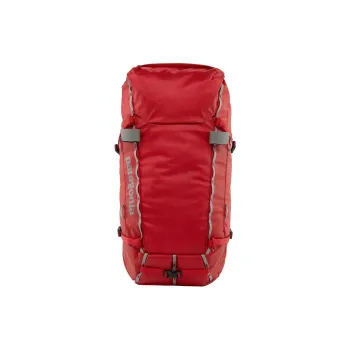 Patagonia Recycled Nylon Mountaineering Hiking Backpack Large Size Unisex Red