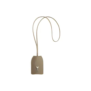 AMIPARIS Grain Leather Key Pouch Regular Men's Taupe