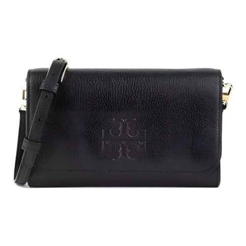 TORY BURCH Thea Leather Wallet Crossbody Bag Shoulder Bag Small Size Women's Black