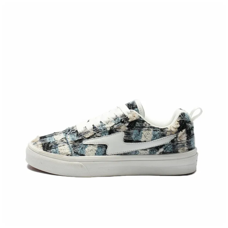 OAOQ Height-Enhancing Wear-Resistant Lightweight Breathable Low-Top Skateboard Shoes Unisex-14