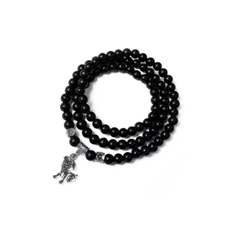 The Years Are Quiet Ebony Bracelets Unisex-23