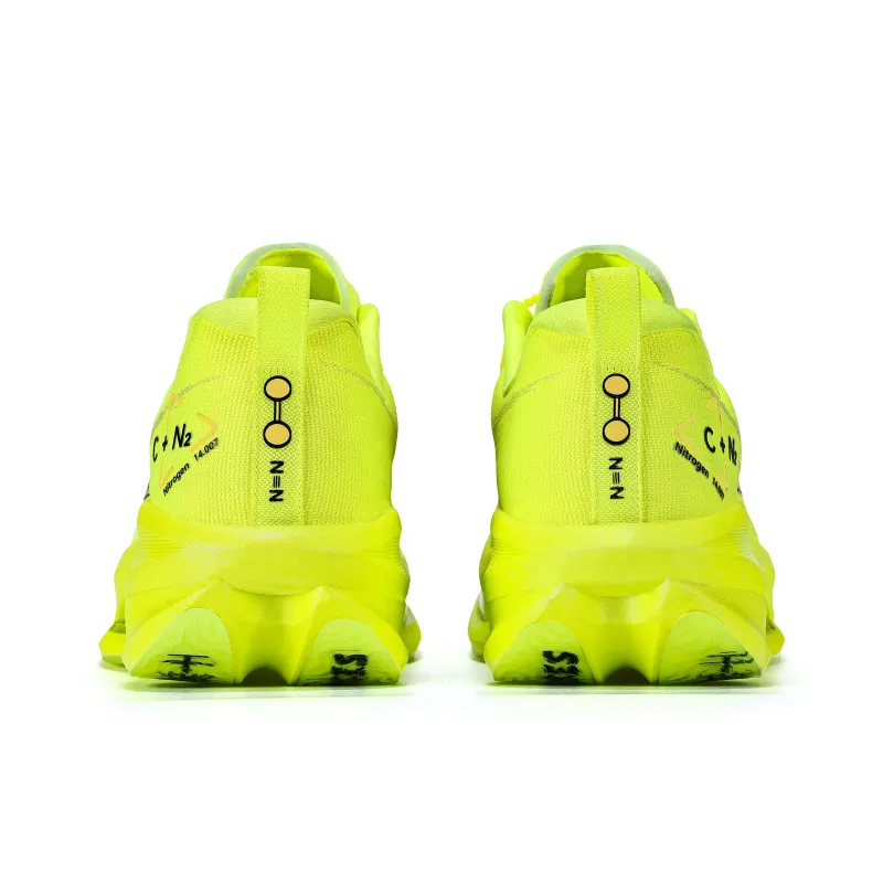CLERSES Cushioning Anti-Slip And Wear-Resistant Low-Top Training Running Shoes Unisex Fluorescent Lime Green-3