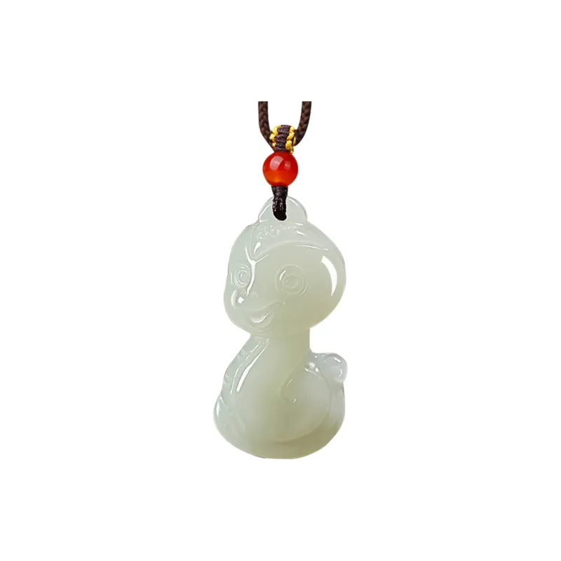 KUNYUYAO Hetian Jade Pendants White Jade Unisex-22