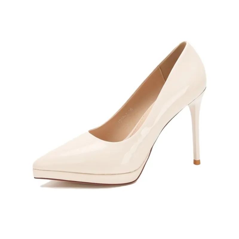 Than Than Me Slim Heel High Heels Women's-5