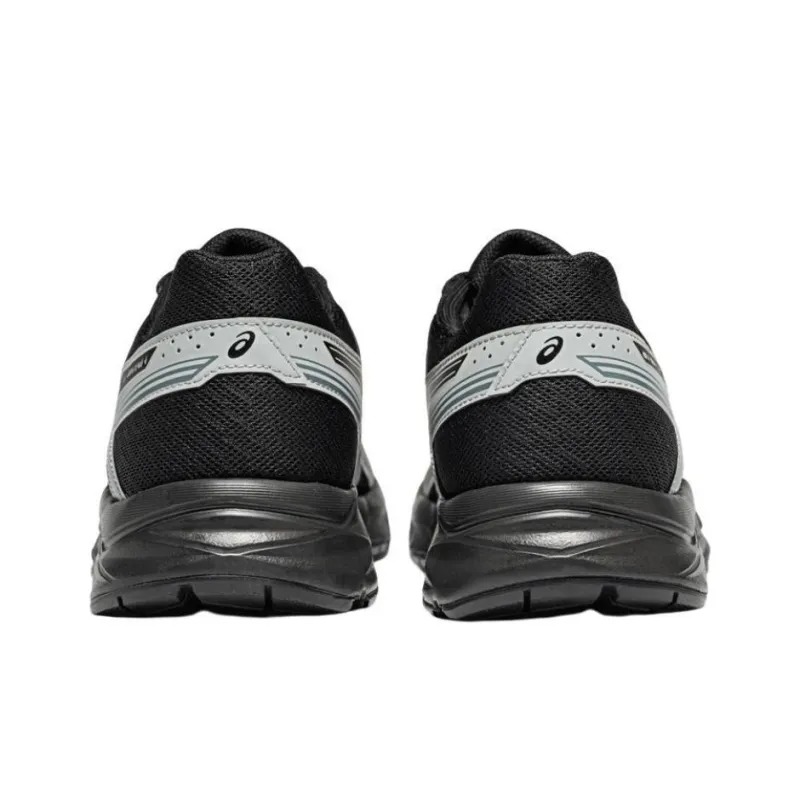 Asics Gel Contend 4 Anti Slip Wear Resistant Low Top Casual Running Shoes Men's Black Gray Color-3