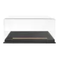 1:24 Black Leather One-Piece Base Display Case