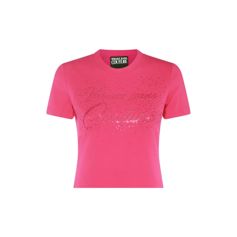 VERSACE JEANS COUTURE T Shirt Women's Pink-2