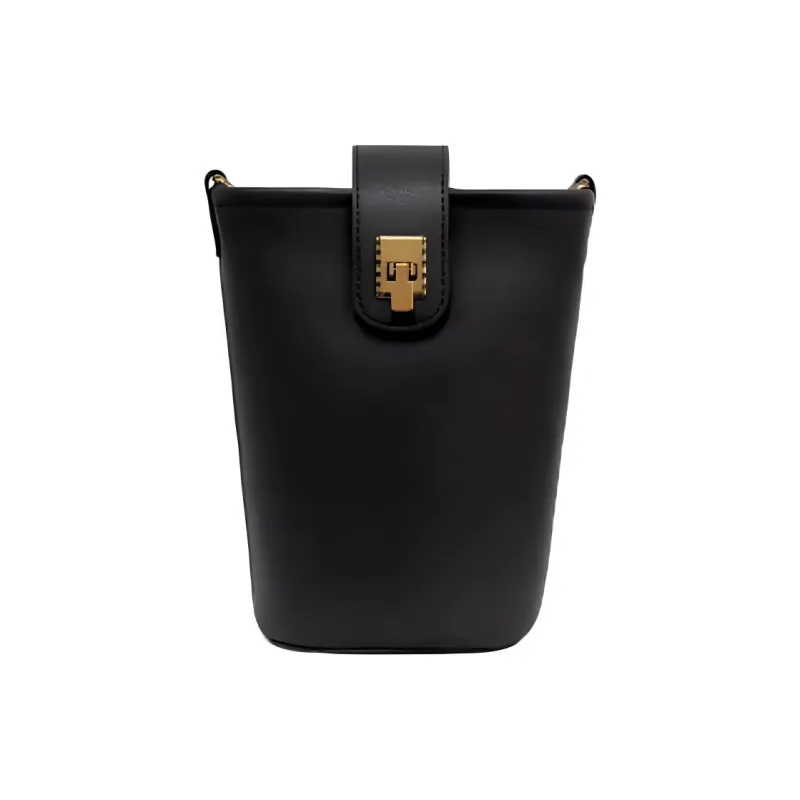 Harris Salome Cow Split Leather Cell Phone Pouch Small Size Women's Black/Brown/Coffee/White-0
