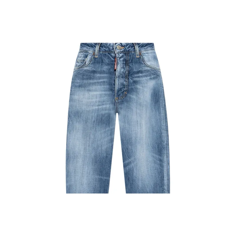 DSQUARED 2 Logo Tag Cropped Jeans-4