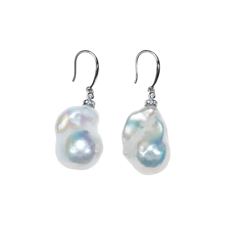 CHUNZHIDUO Pearl Earrings Unisex-0