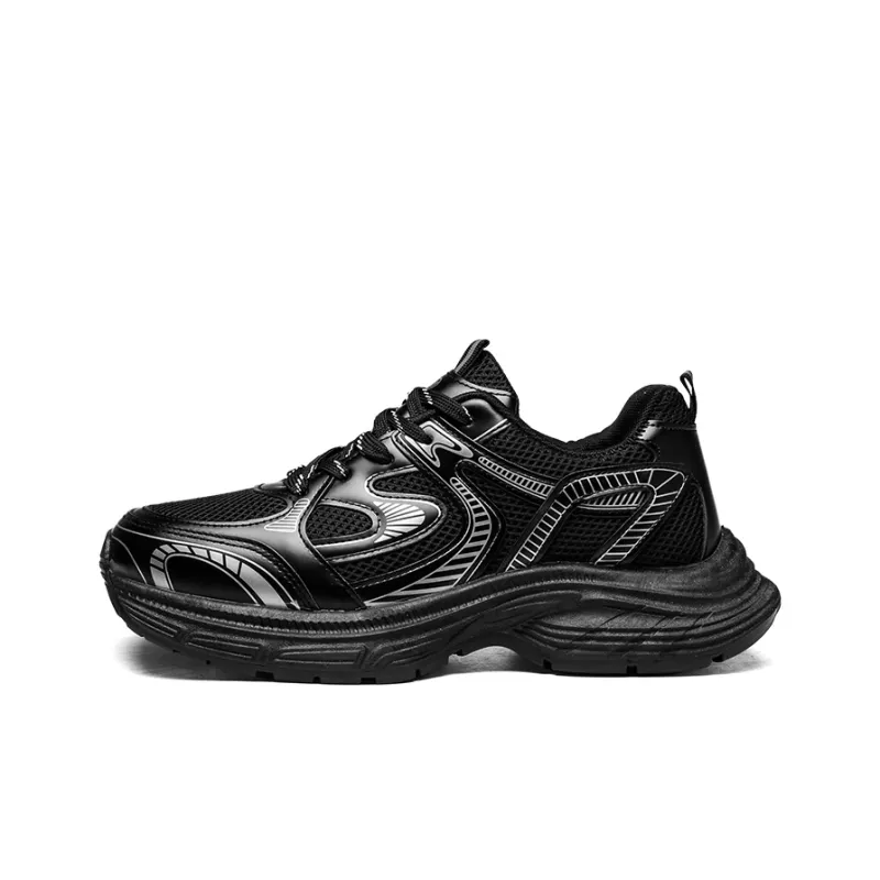 NANJIREN Cushioning Height Increasing Support Wear-Resistant Breathable Slip-Resistant Low-Top Chunky Sneakers Men's-8