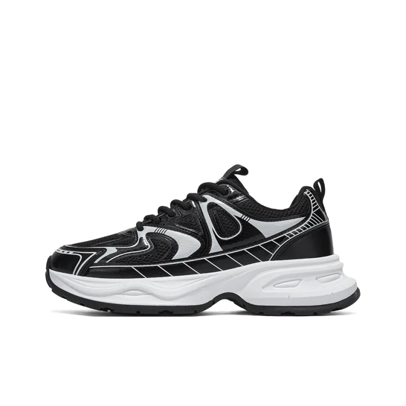 NANJIREN Cushioning Height Increasing Wear Resistant Breathable Slip Resistant Low Top Chunky Sneakers Men's-8