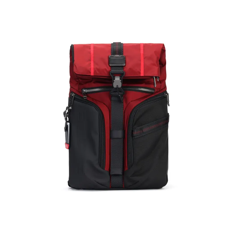 TUMI Alpha Bravo Nylon Backpack Men's Desert Red-1