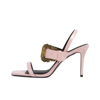 FANSIZHE Emily Strap Sandals 8.5cm Women's Pink