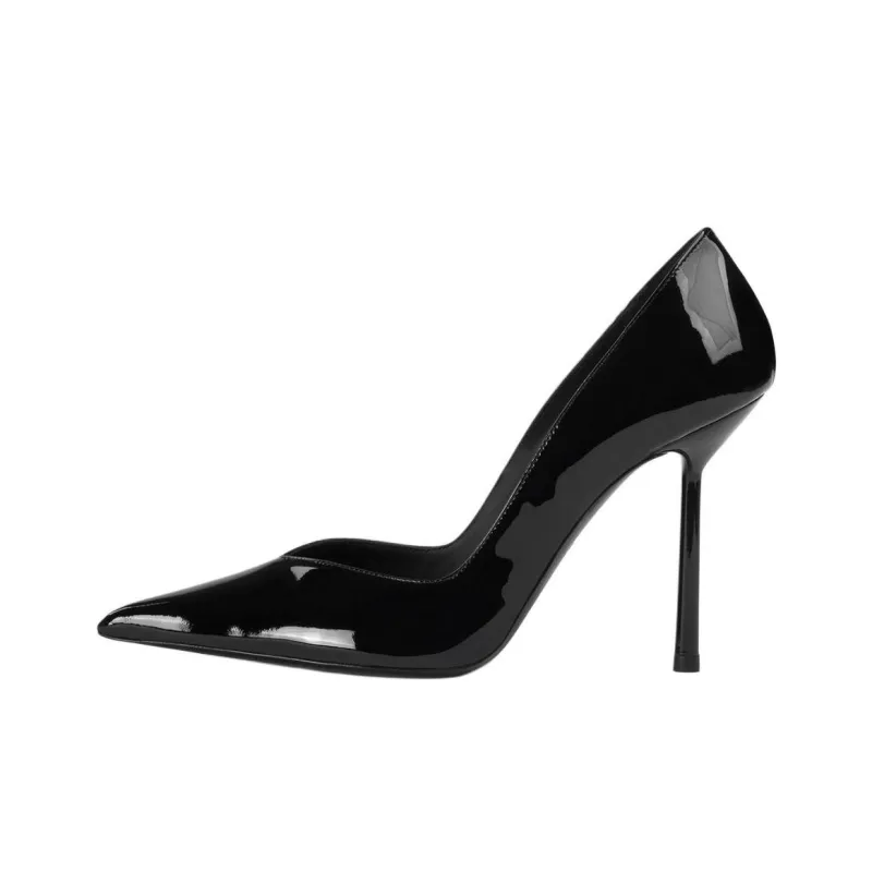 Le Silla Vivienne Slim Heel High Heels 10cm Women's Black-0