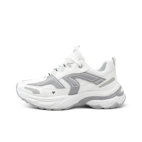 NANJIREN Cushioning Height Increasing Support Wear Resistant Slip Resistant Low Top Chunky Sneakers Men's