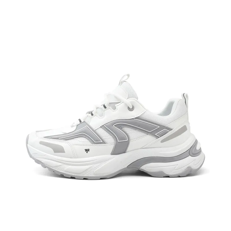 NANJIREN Cushioning Height Increasing Support Abrasion Resistant Slip Resistant Low Top Chunky Sneakers Men's-0