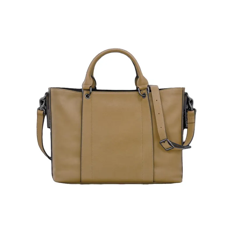 LONGCHAMP 3D Leather Tote Bag, Shopping Bag, One Shoulder Handbag Women's Umber-3