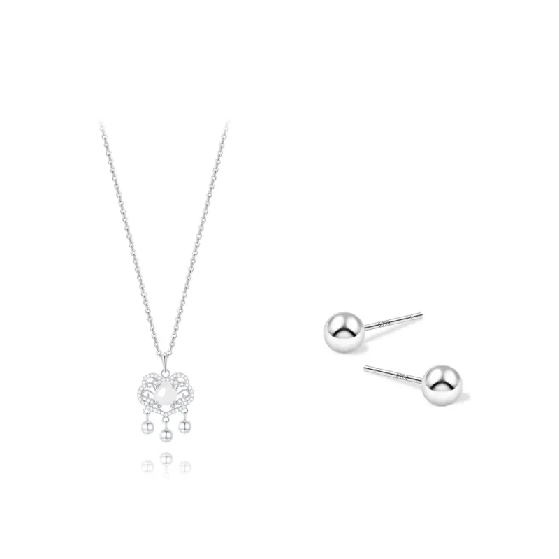 KUMET 999 Fine Silver Necklaces Women's Couple Bestie Same Style-4