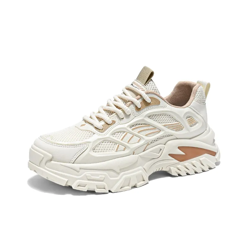Budding Bear Anti-Slip And Wear-Resistant Lightweight Height Increasing Low-Top Chunky Sneakers Men's-29