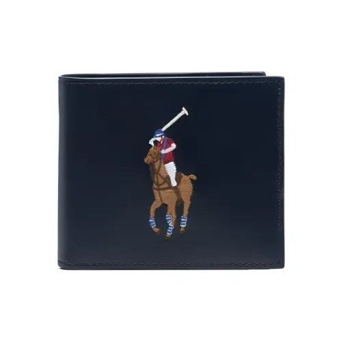 Polo Ralph Lauren Calfskin Wallet Men's Blue