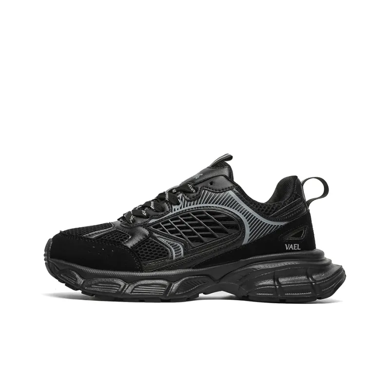 VAEL Cushioned Slip Resistant Breathable Lightweight Height Increasing Low Top Chunky Sneakers Unisex-0