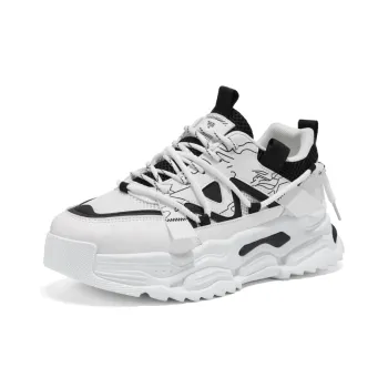 NANJIREN Wear Resistant Height Increasing Low Top Chunky Sneakers Men's