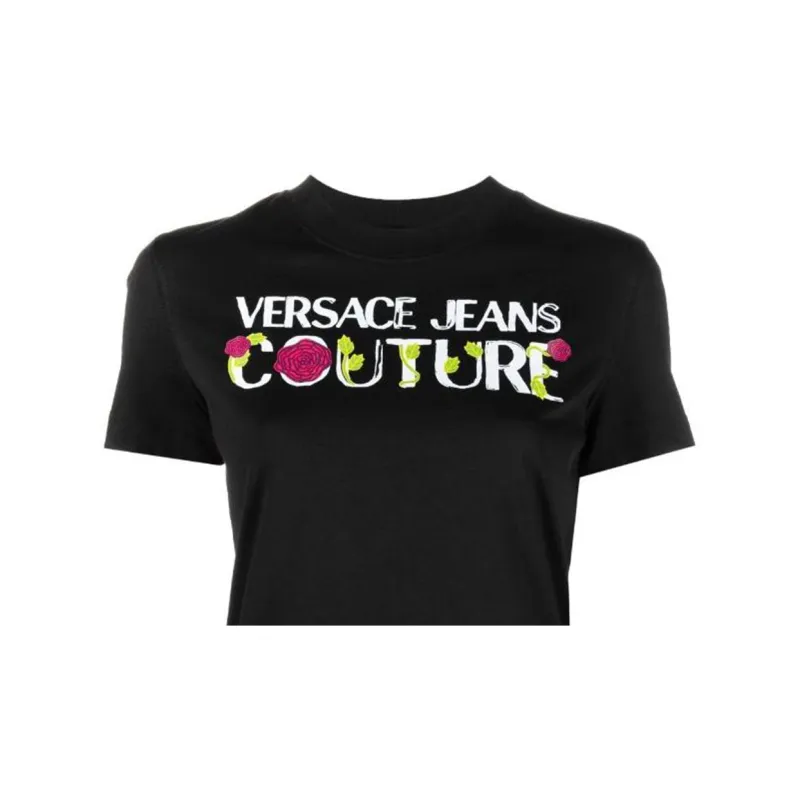 VERSACE JEANS COUTURE T Shirt Women's Black-4